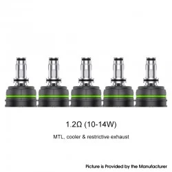[Ships from Bonded Warehouse] Authentic Uwell Crown Nano Tank Replacement Coil - 1.2ohm (5 PCS)