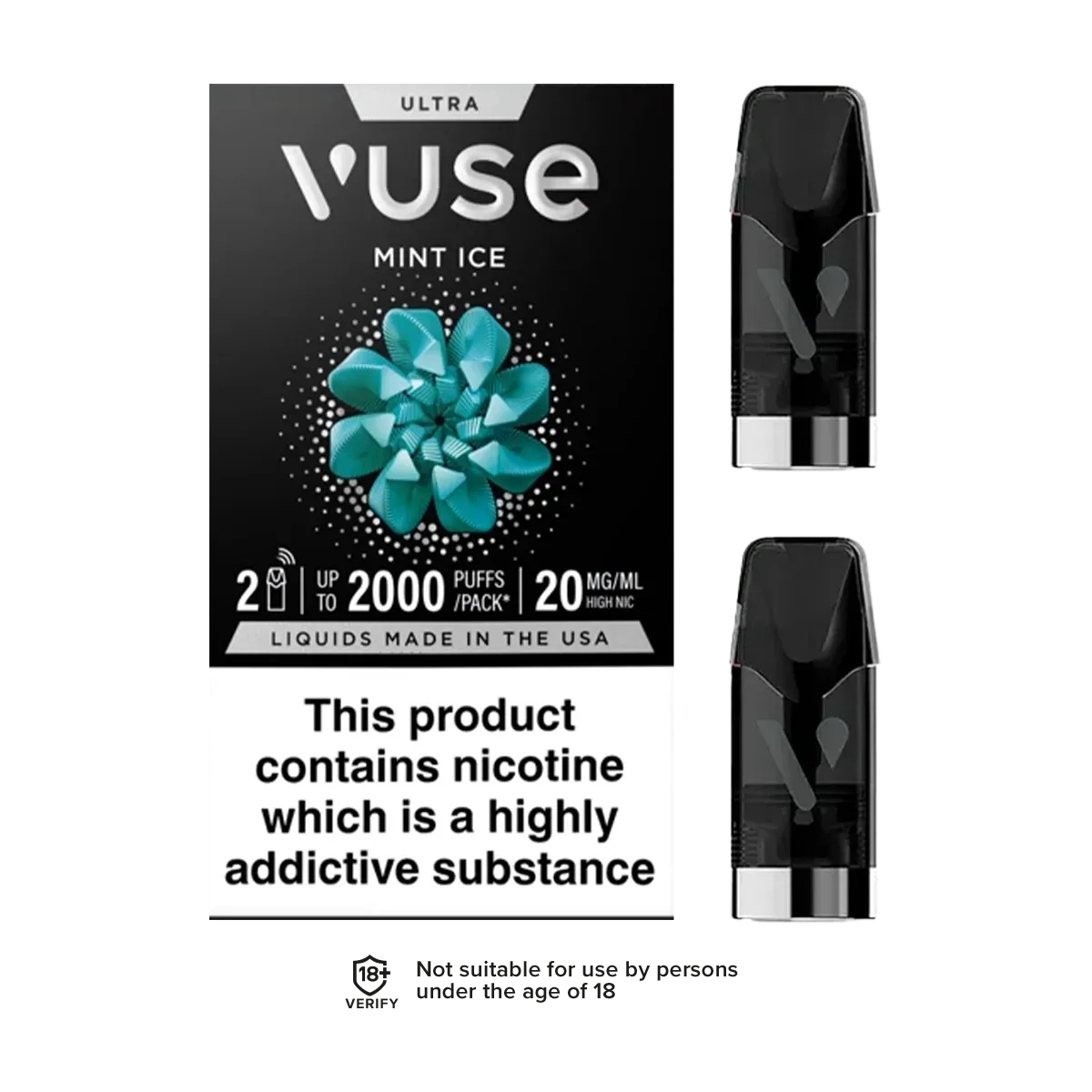 Mint Ice Vuse Ultra Smart Pod
