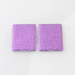 Replacement Front + Back Cover Panel Plate for LVE Orion II Pro AIO Kit - Purple, Aluminum Alloy (2 PCS)