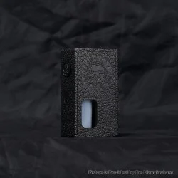FrankenSkull Style Squonk BF Mechanical Box Mod with 6ml Bottle - Black Hellion ZFG, Aluminum Alloy, 1 x 18650