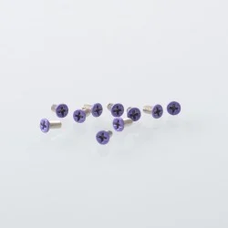 Authentic MK MODS Replacement Screws for VandyVape Pulse AIO V2 Mod Kit - Purple, (10 PCS)