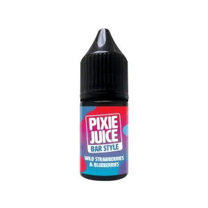 Pixie Juice Bar Style Wild Strawberries & Blueberries 10ml Nic Salt
