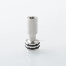 510 Drip Tip for RDA / RTA / RDTA Atomizer - Silver, Stainless Steel