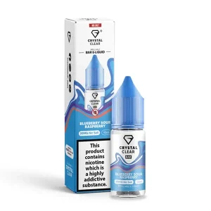 Crystal Clear Blueberry Sour Raspberry 10ml Nic Salt