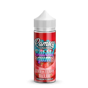Ramsey E-Liquids Bubblegum Strawberry Bubba 100ml Shortfill