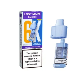 Lost Mary BM6000 Blackcurrant Lemonade Refill Pod