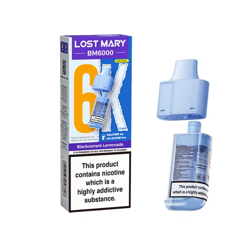 Lost Mary BM6000 Blackcurrant Lemonade Refill Pod