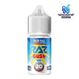 Blue Razz Gush Ice Nixodine 30ml RAZ X POD JUICE