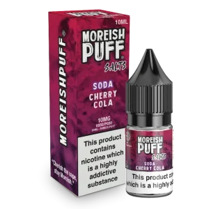 Moreish Puff Soda Cherry Cola 10ml Nic Salt