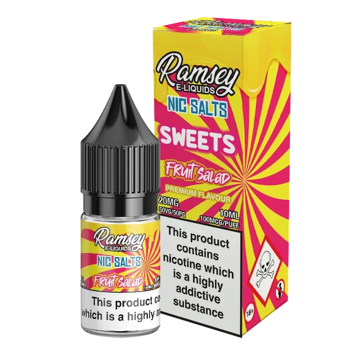 Ramsey E-Liquids Fruit Salad 10ml Nic Salt