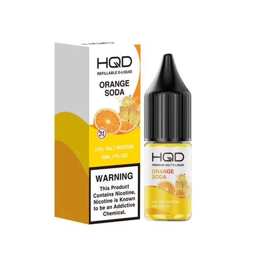 HQD Premium Salt Orange Soda 30ml E-Juice - Image 2