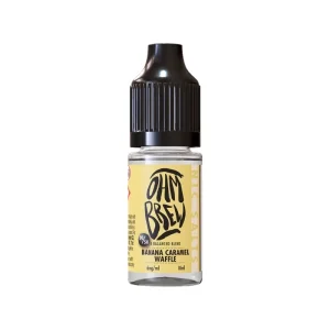 Ohm Brew Balanced Blends Banana Caramel Waffle 10ml Nic Salt E-liquid