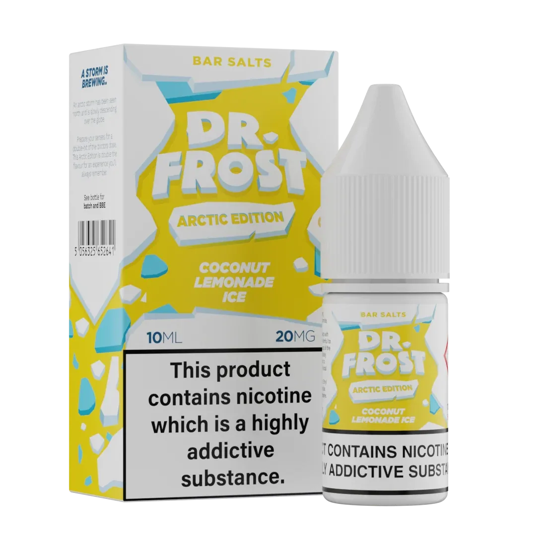 Dr Frost Arctic Coconut Lemonade Ice 10ml Nic Salt - Image 2