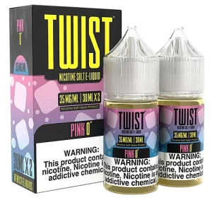 Pink 0 (Iced Pink Punch Lemonade) by Twist Salt 60ml (2x30ml) - Ejuice Store