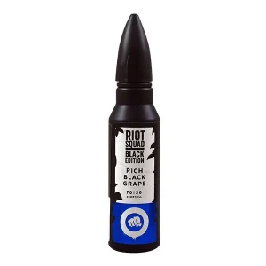Riot Squad Black Edition Rich Black Grape 50ml Shortfill