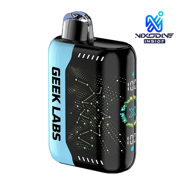 Blue Razz Ice Geek Labs Pulse X 50K Nixodine