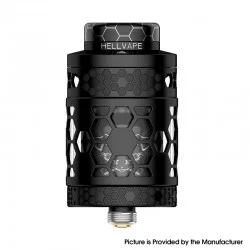[Ships from Bonded Warehouse] Authentic Hellvape Dead Rabbit 4 RTA Pro Tank Atomizer - Matte Black, 5.5ml, 26mm Diameter