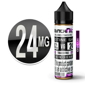 SynthNic NicShot Nicotine Additive 15ml-ATC-Hybrid HitSalt - 24mg (for 60ml bottles only)