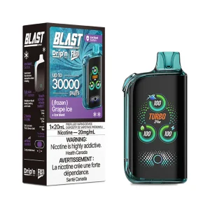 Grape Ice Drip’n by Envi Fasta Blast 30K – Disposable Vape