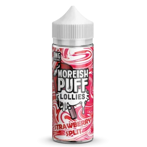 Moreish Puff Lollies Strawberry Split 100ml Shortfill