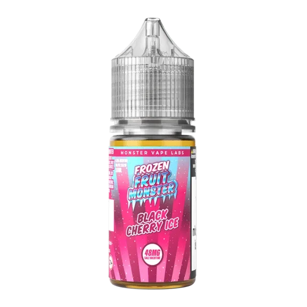 Black Cherry Ice Frozen Fruit Monster Salt Vape Juice