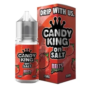 Belts Strawberry by Candy King On Salt 30ml - Ejuice Store