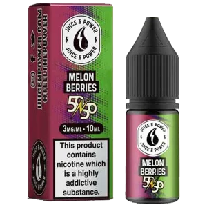 Juice N' Power 50:50 Melon Berries 10ml E-Liquid