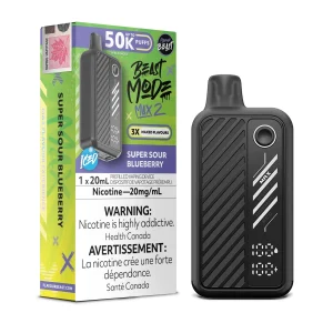 Super Sour Blueberry Beast Mode Max 2 – Disposable Vape