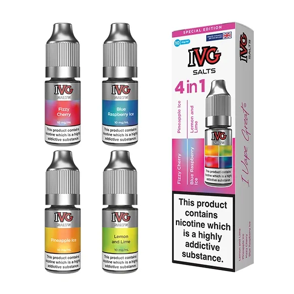 IVG 4 In 1 10ml Nic Salts - Image 2