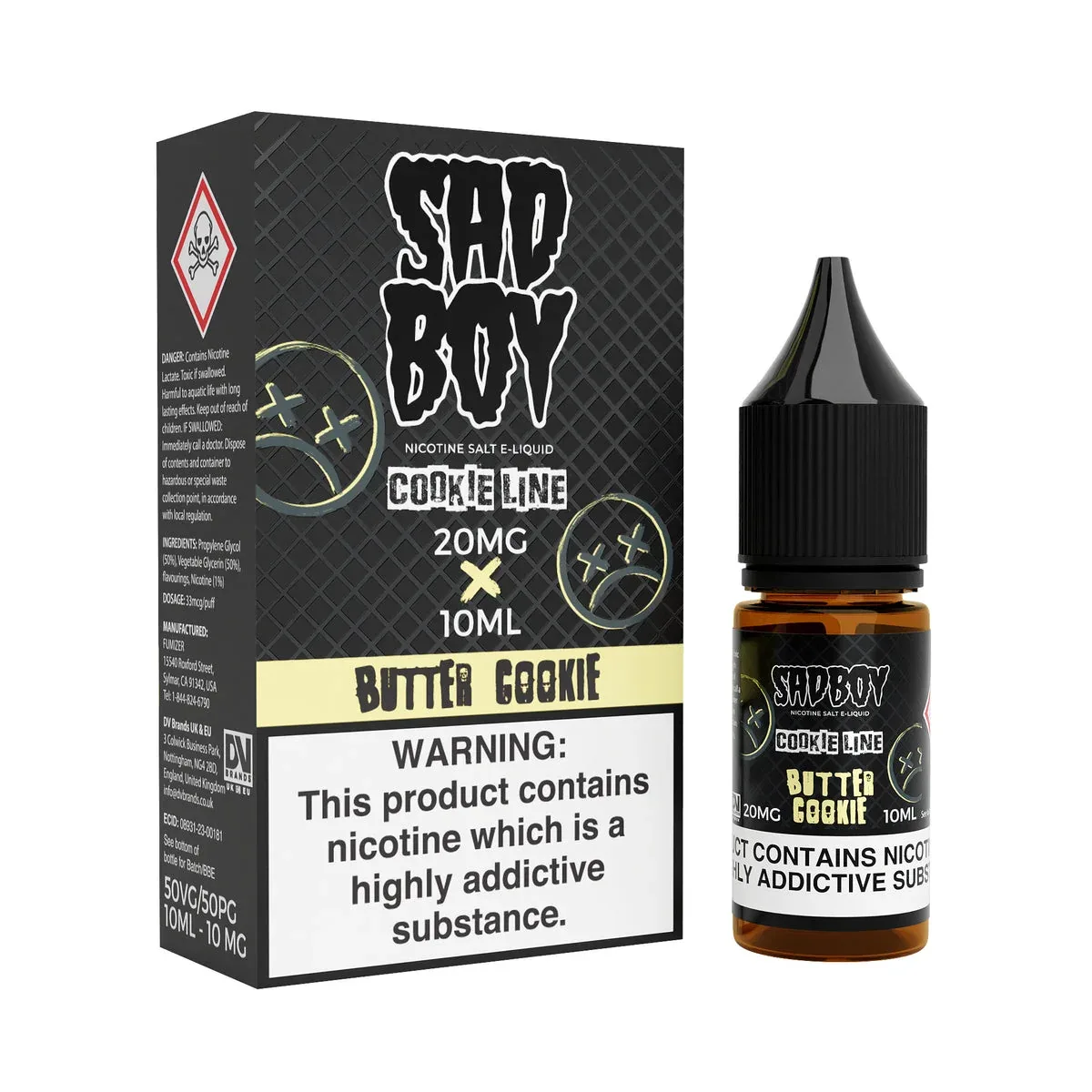 Sadboy Butter Cookie 10ml Nic Salt - Image 2