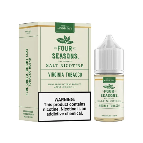 Four Seasons Virginia Tobacco Salt 30ml E-Juice - Image 2