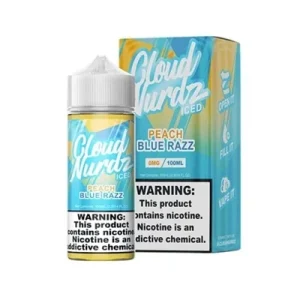 Peach Blue Razz ICED by Cloud Nurdz 100mL