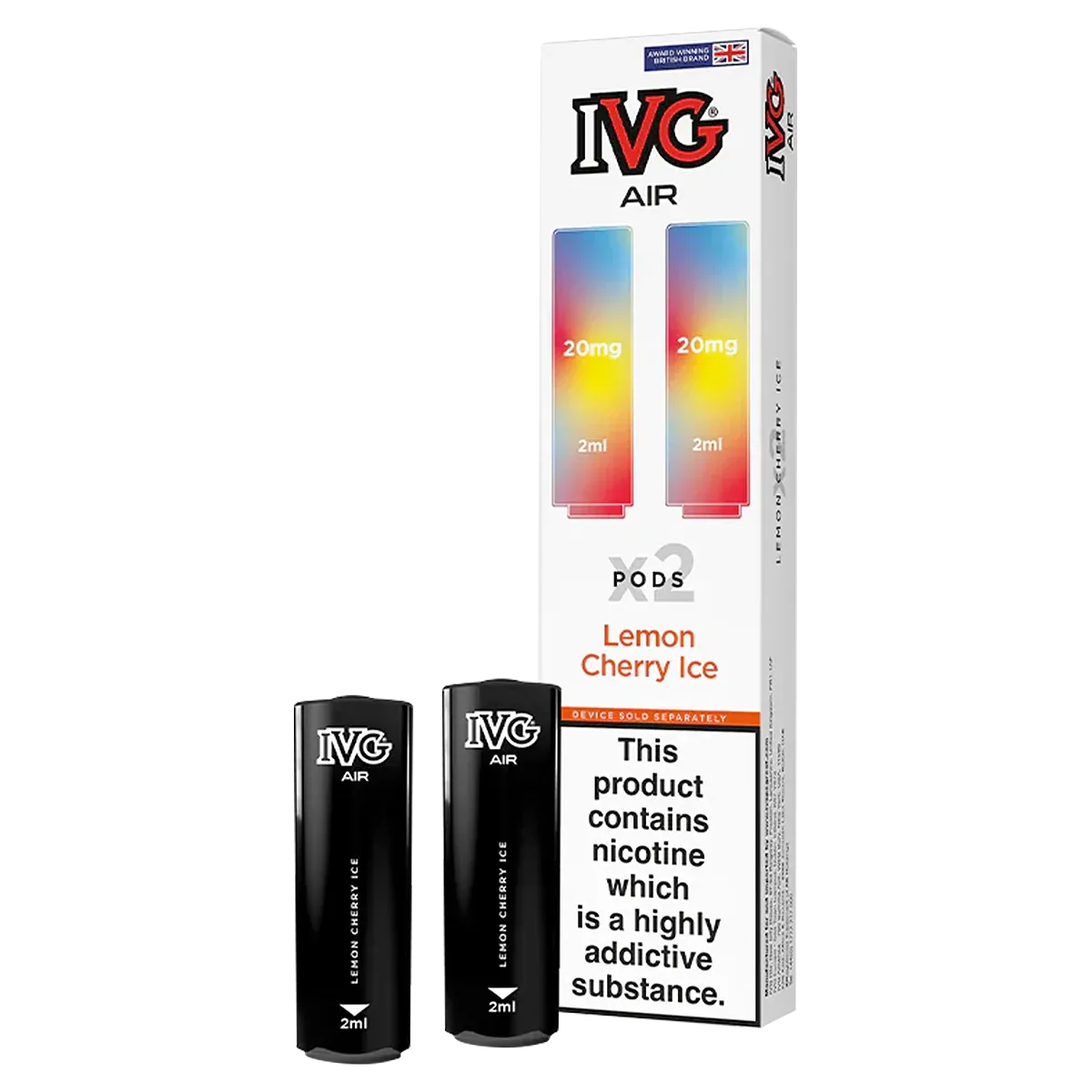 Lemon Cherry Ice IVG Air Replacement Pods