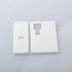 Authentic MK MODS Replacement Front + Back Cover Panel Plate for Cthulhu AIO V2 Mod Kit - White, POM (2 PCS)
