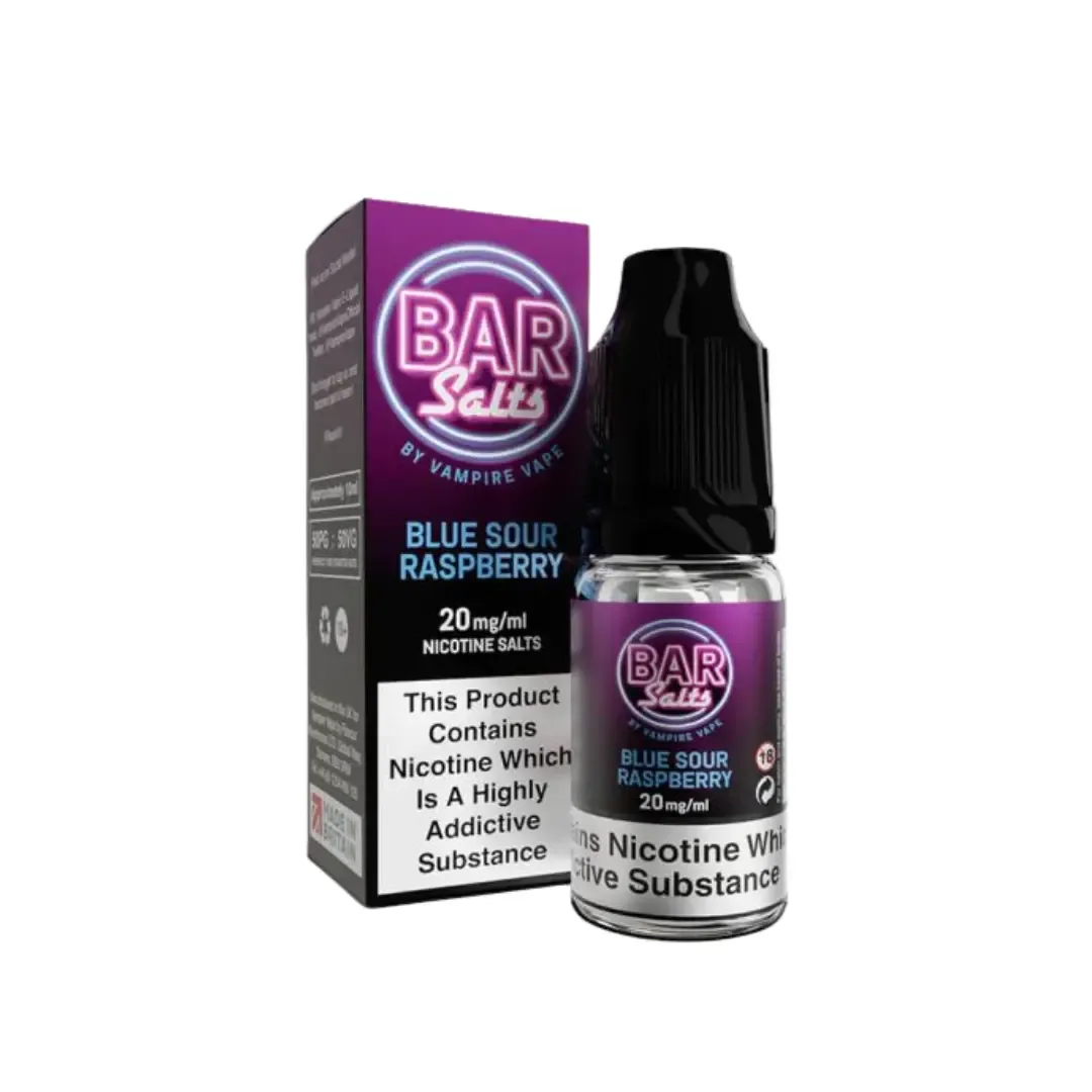 Vampire Vape Blue Sour Raspberry Bar Salt E-Liquid