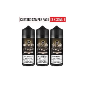 Best Custard Vape Sample Pack | 3 x 30 mL