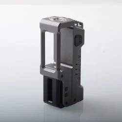 Authentic GD Mods D.Box V2 60W AIO Boro Mod - Grey, VW 1~60W, 1 x 18650, YiHi SX600HL Chipset