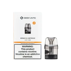 Geekvape Wenax H1 Replacement Pods – 3 Pack