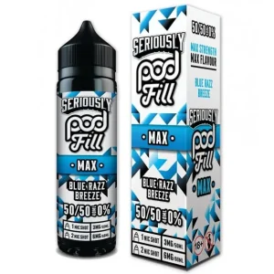 Seriously Pod Fill Max Blue Razz Breeze 40ml Shortfill