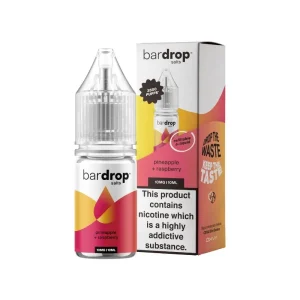 Bar Drop Pineapple & Raspberry 10ml Nic Salt E-liquid