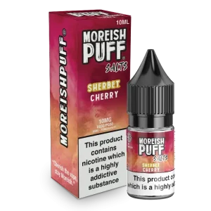 Moreish Puff Sherbet Cherry 10ml Nic Salt