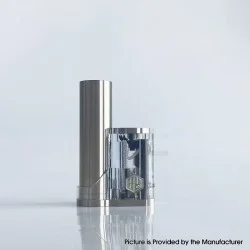 Rekavape 415 Stealth Rikimaru Style Ti DNA60C SBS Box Mod - Translucent, Titanium + PC, VW 1~60W, 1 x 18650, Evolv DNA60C Chip