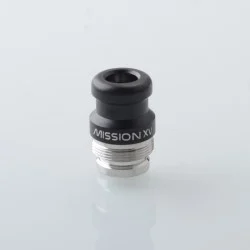 Rekavape Mission XV KB2 Style Replacement Integrated Drip Tip + Button Set for dotMod dotAIO V2 Pod - Black, Glow-in-the-Dark