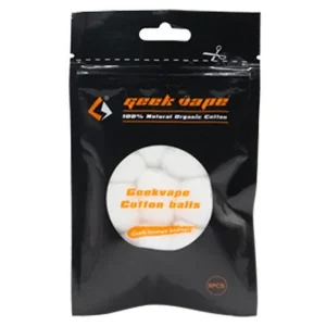 8Pcs/Bag Geek vape Organic Cotton Balls