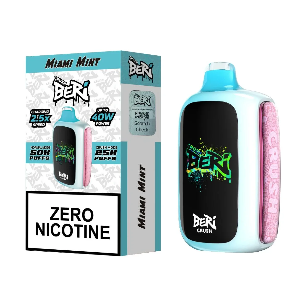 Beri Crush Zero Nicotine Disposable (50000 Puffs)