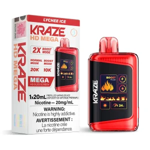 Lychee Ice Kraze HD Mega – Disposable Vape