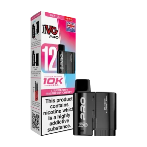 Strawberry Raspberry Cherry IVG Pro 12 Refill Pack