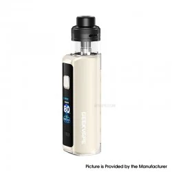 [Ships from Bonded Warehouse] Authentic GeekVape Aegis Force 80W Pod Mod Kit - Lvory White, 3200mAh, 5ml, 0.2ohm / 0.4ohm