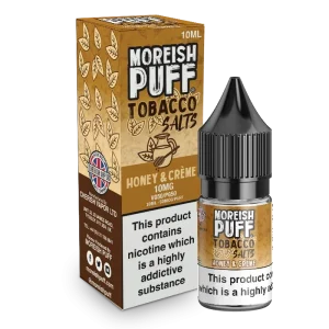 Moreish Puff Tobacco Honey and Cream 10ml Nic Salt