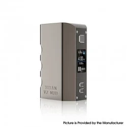 Authentic Steam Crave Titan V2 300W Box Mod - Gun Metal, 4 x 18650
